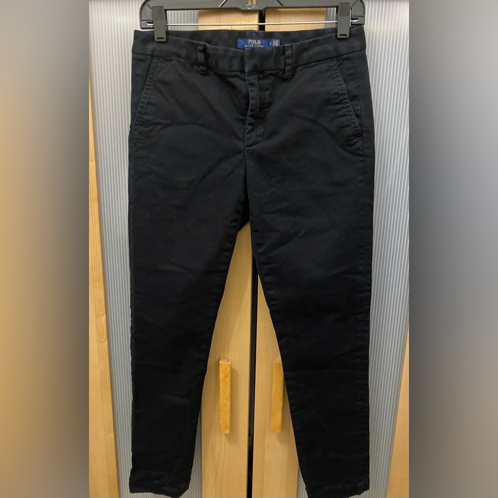 Polo Ralph Lauren black casual skinny pants Size 4